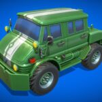 stylized unimog 3d model