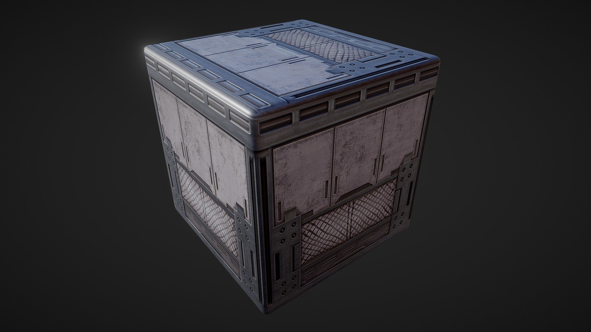 Substance – procedural Sci-fi interior wall