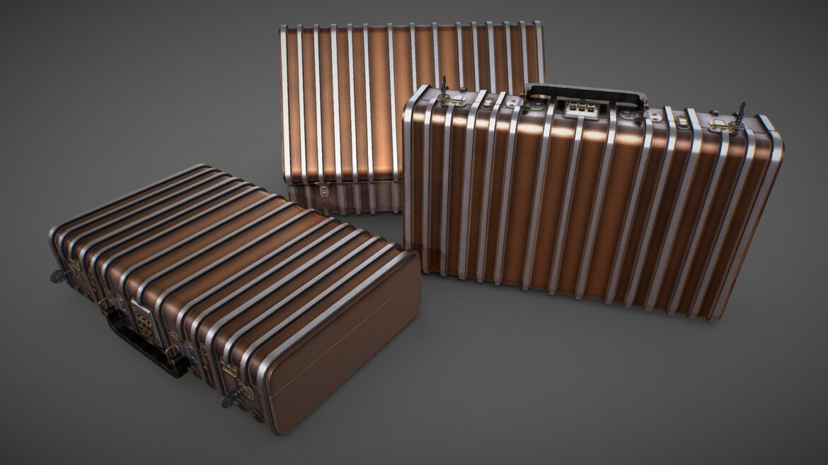 suitcase 1 3d model