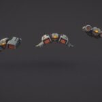 Swarm of attack drones
