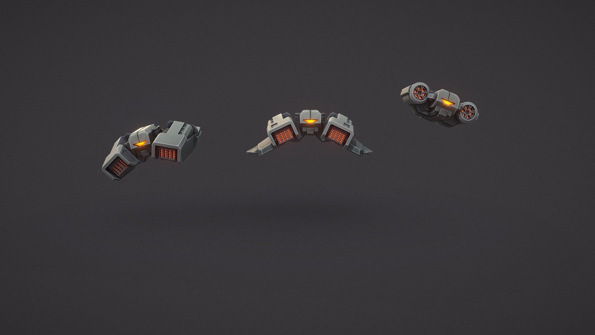 Swarm of attack drones