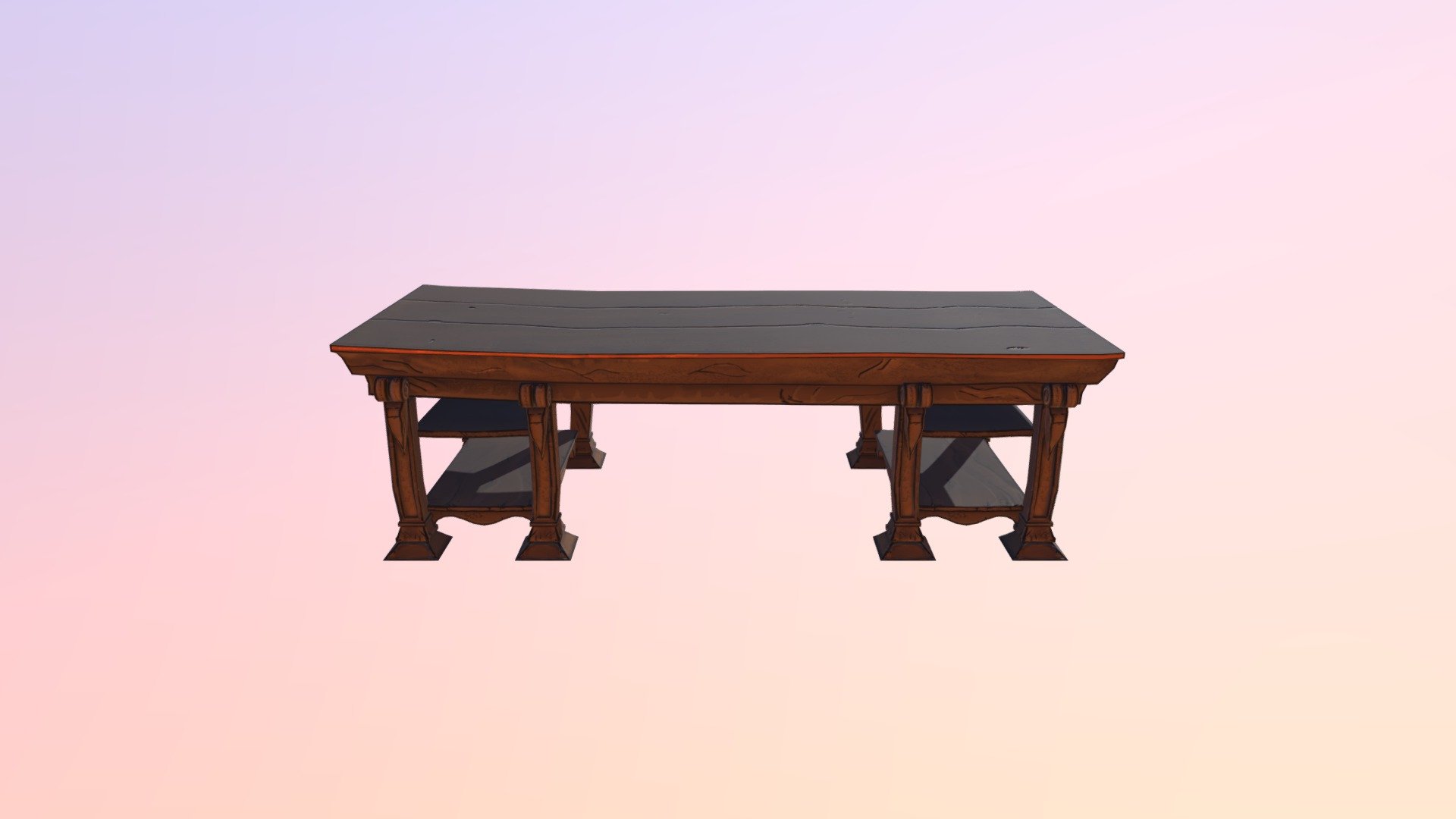 Table stylized