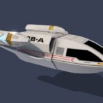 type6 shuttle variant retextured 3d model