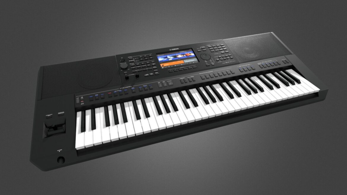 yamaha psr sx900 3d model