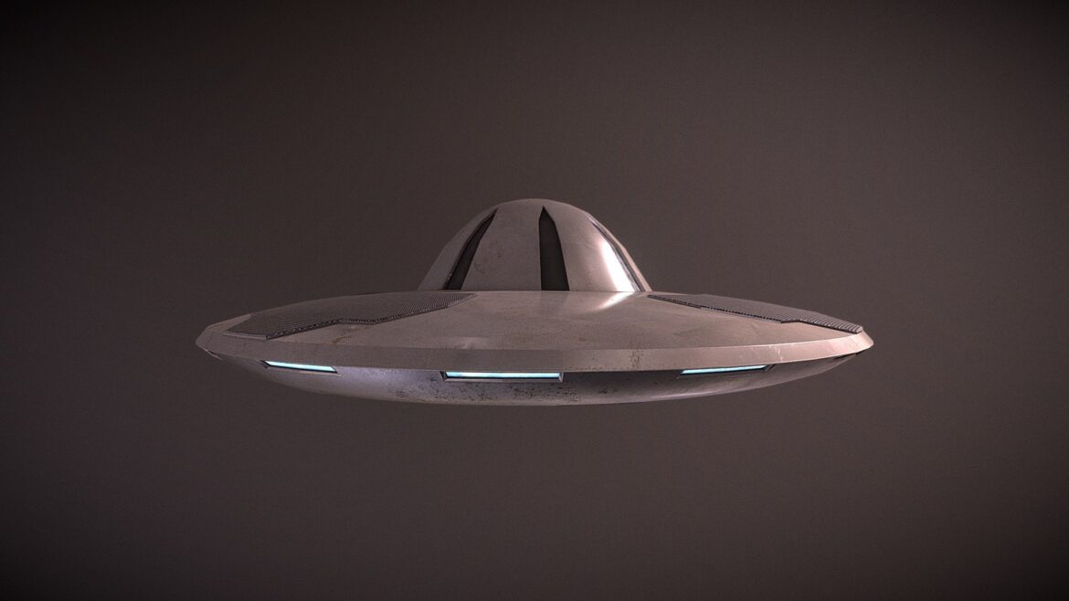 alien ufo type x1 3d model