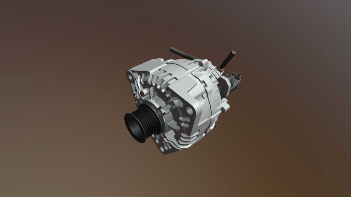 alternator 3d model