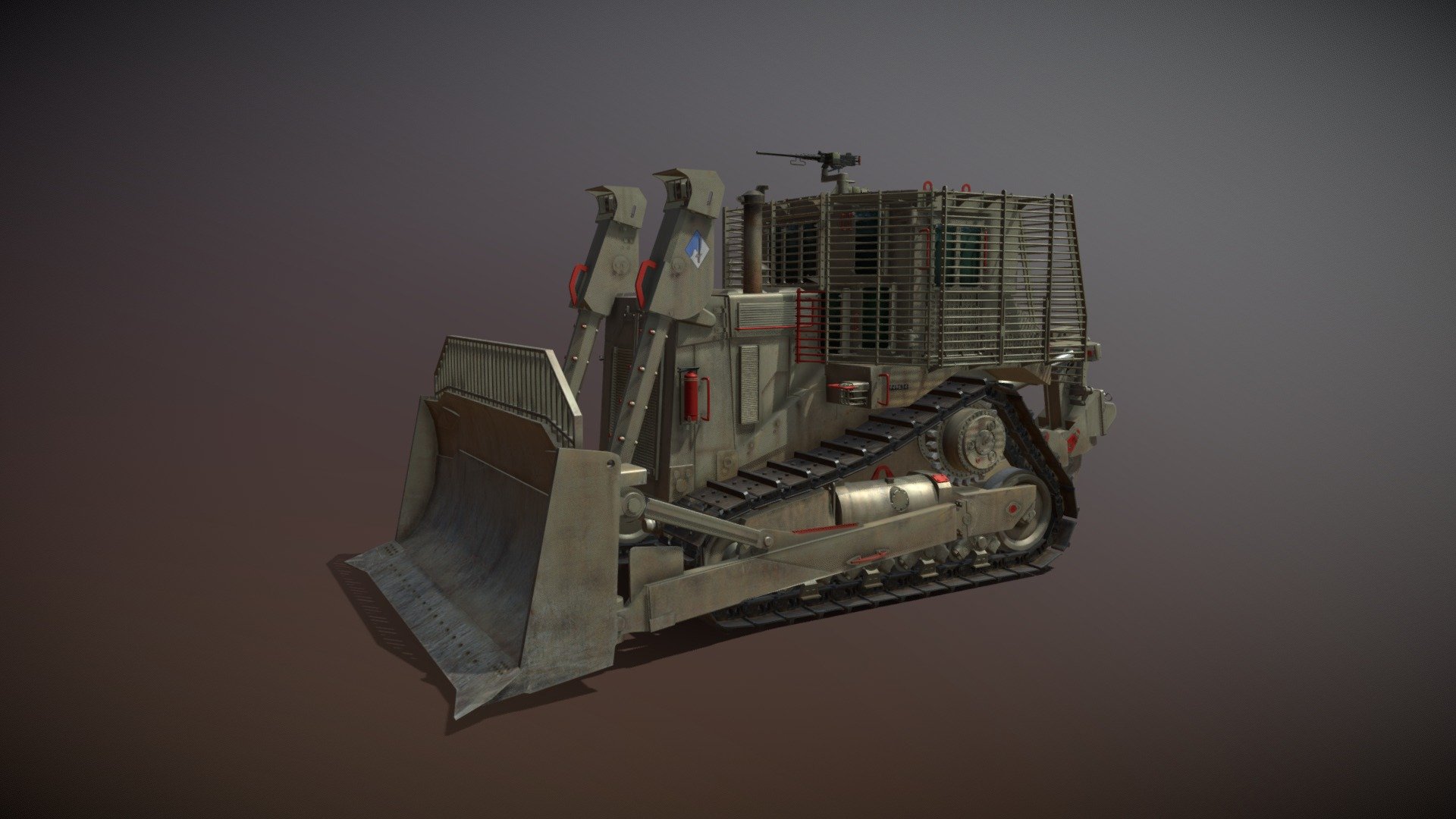 Armored D9R Bulldozer – 949634 – IDF