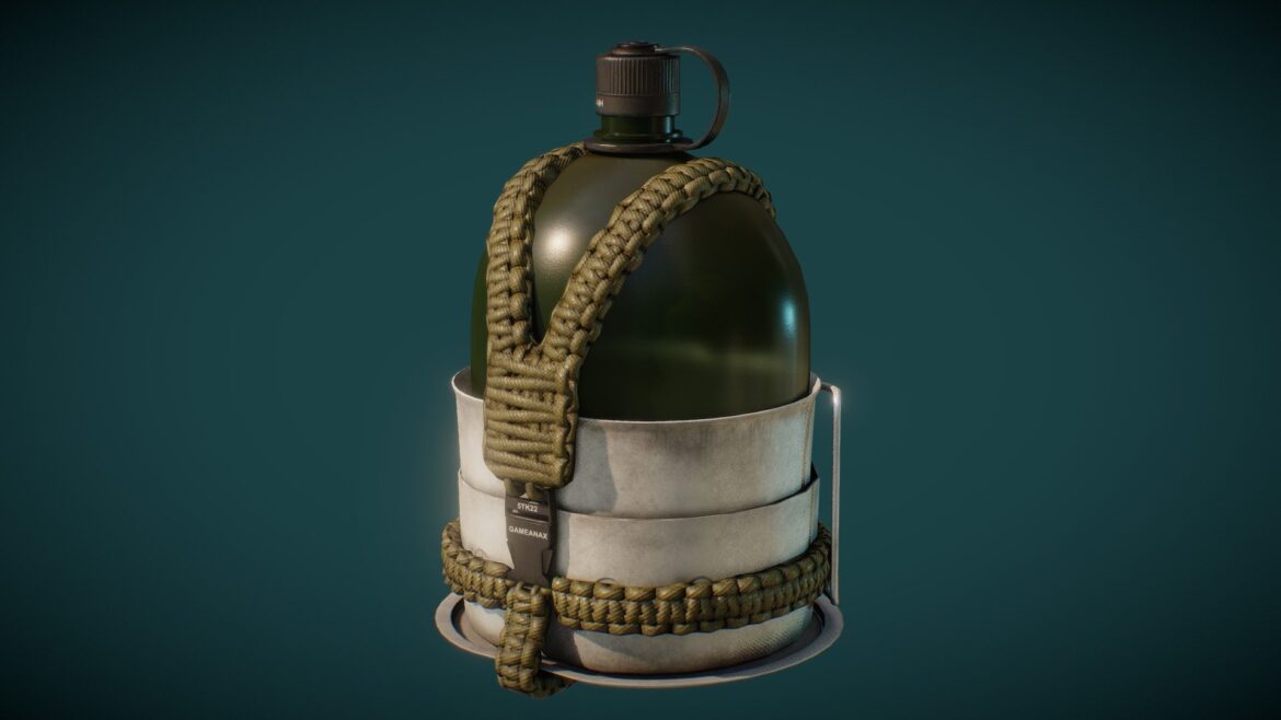 army water bottle 3d model