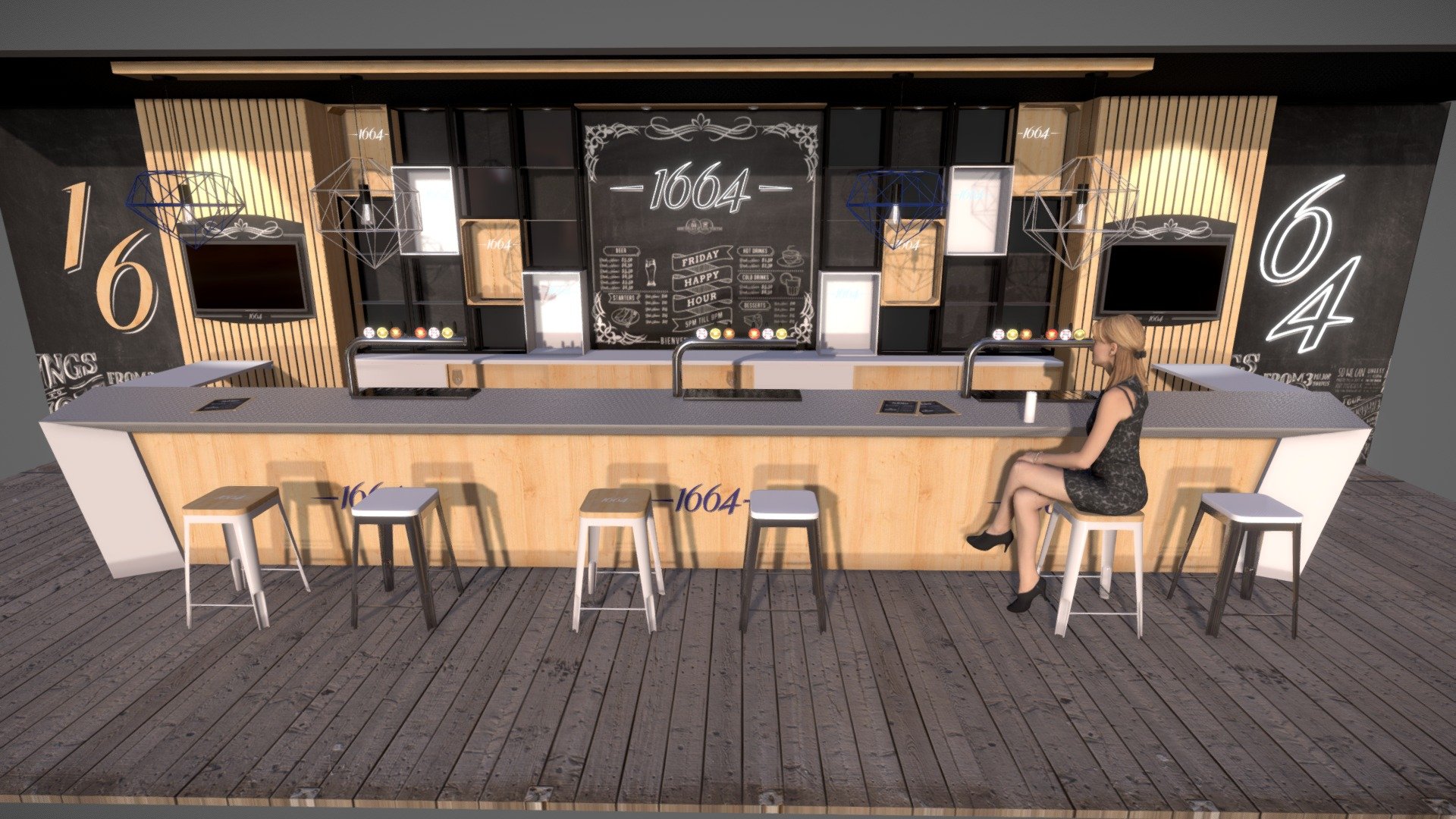 Bar restaurant interior design architecture