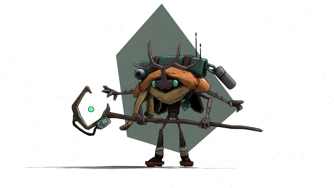 beetle mage rigged character 3d model