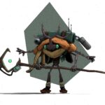 beetle mage rigged character 3d model