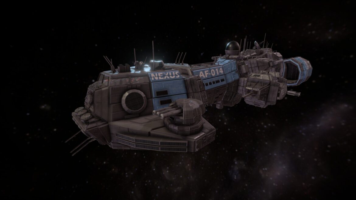 cdf drake explorer class space craft 3d model