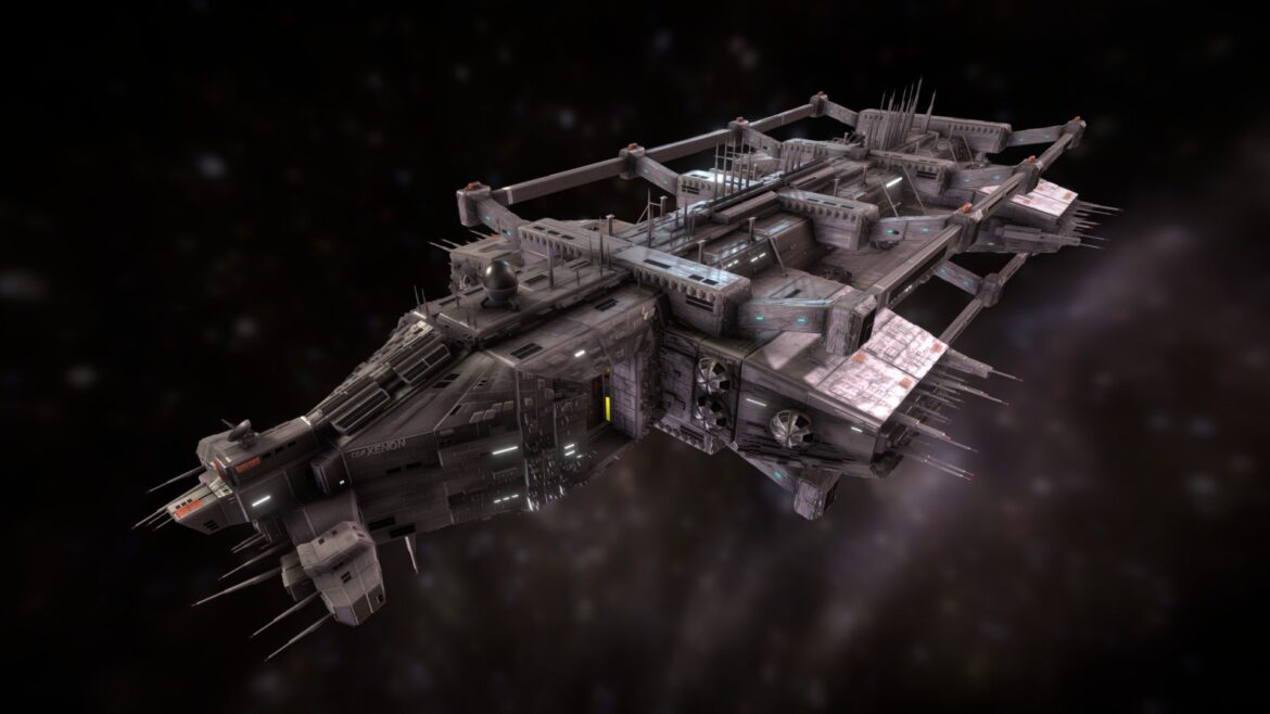 cdf heavy freighter 3d model
