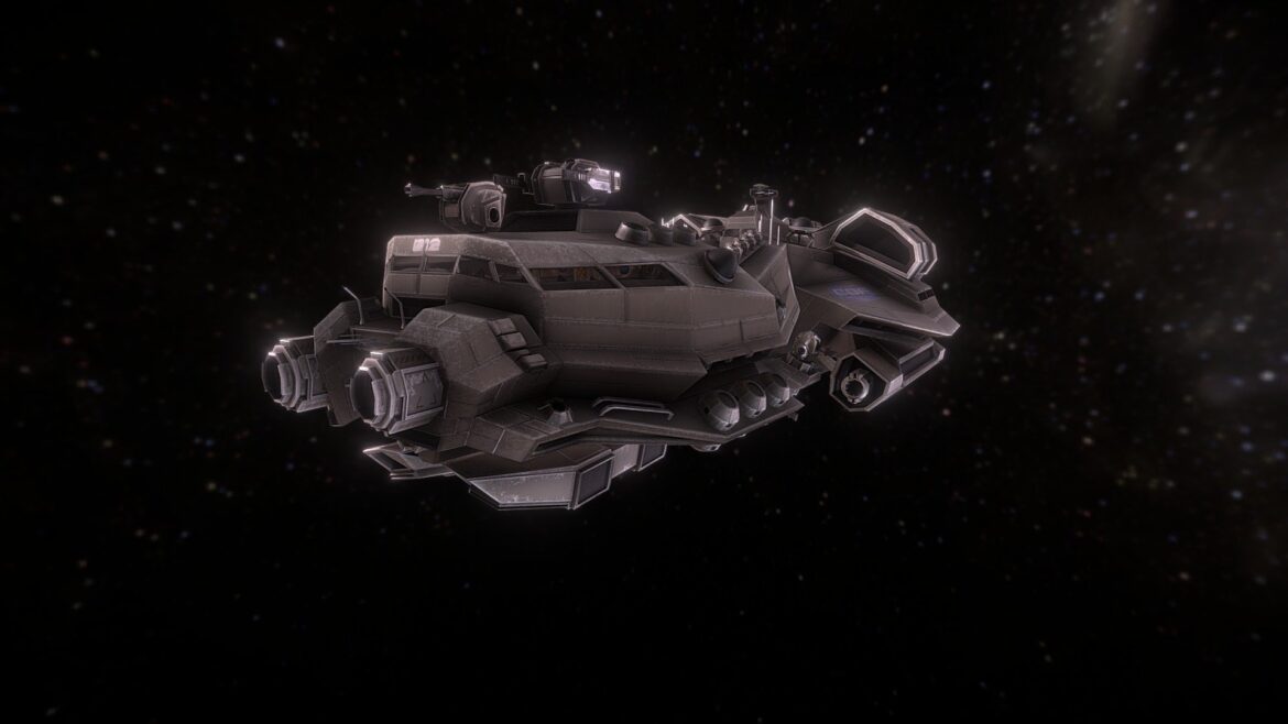 cdf marine frigate 3d model