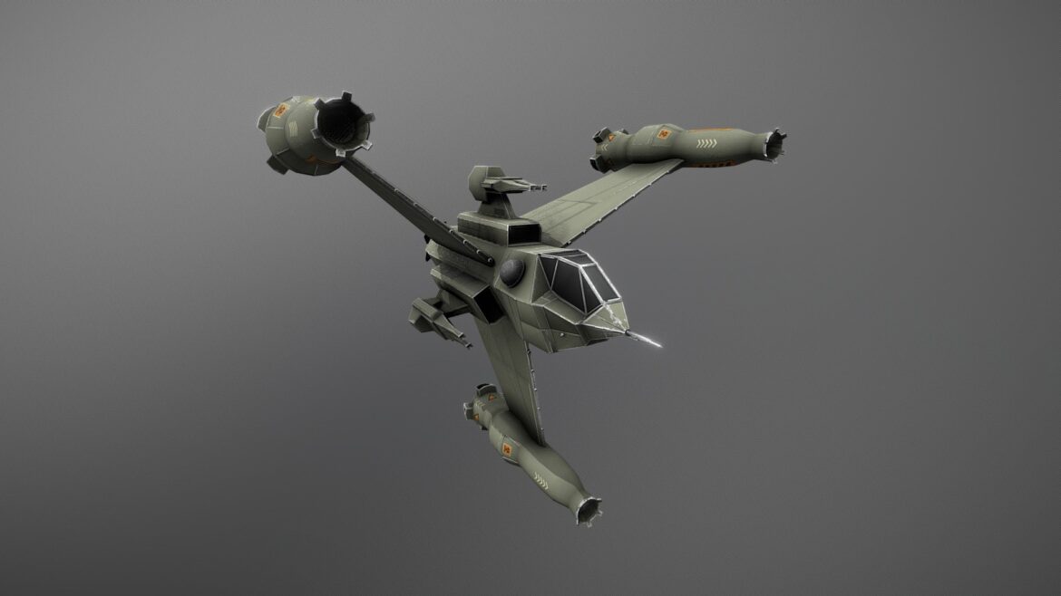 cdf starfighter type y 3d model