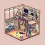 Cozy Isometric Room