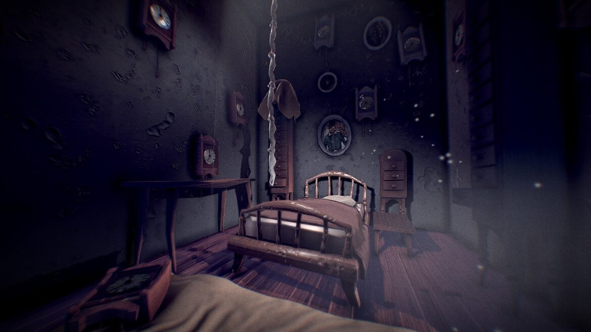 dark bedroom 3d model