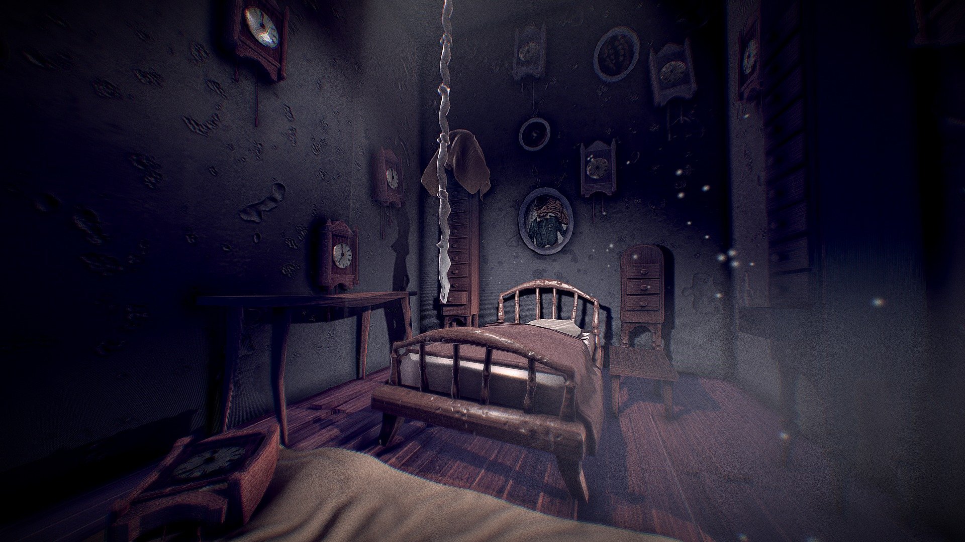 Dark Bedroom