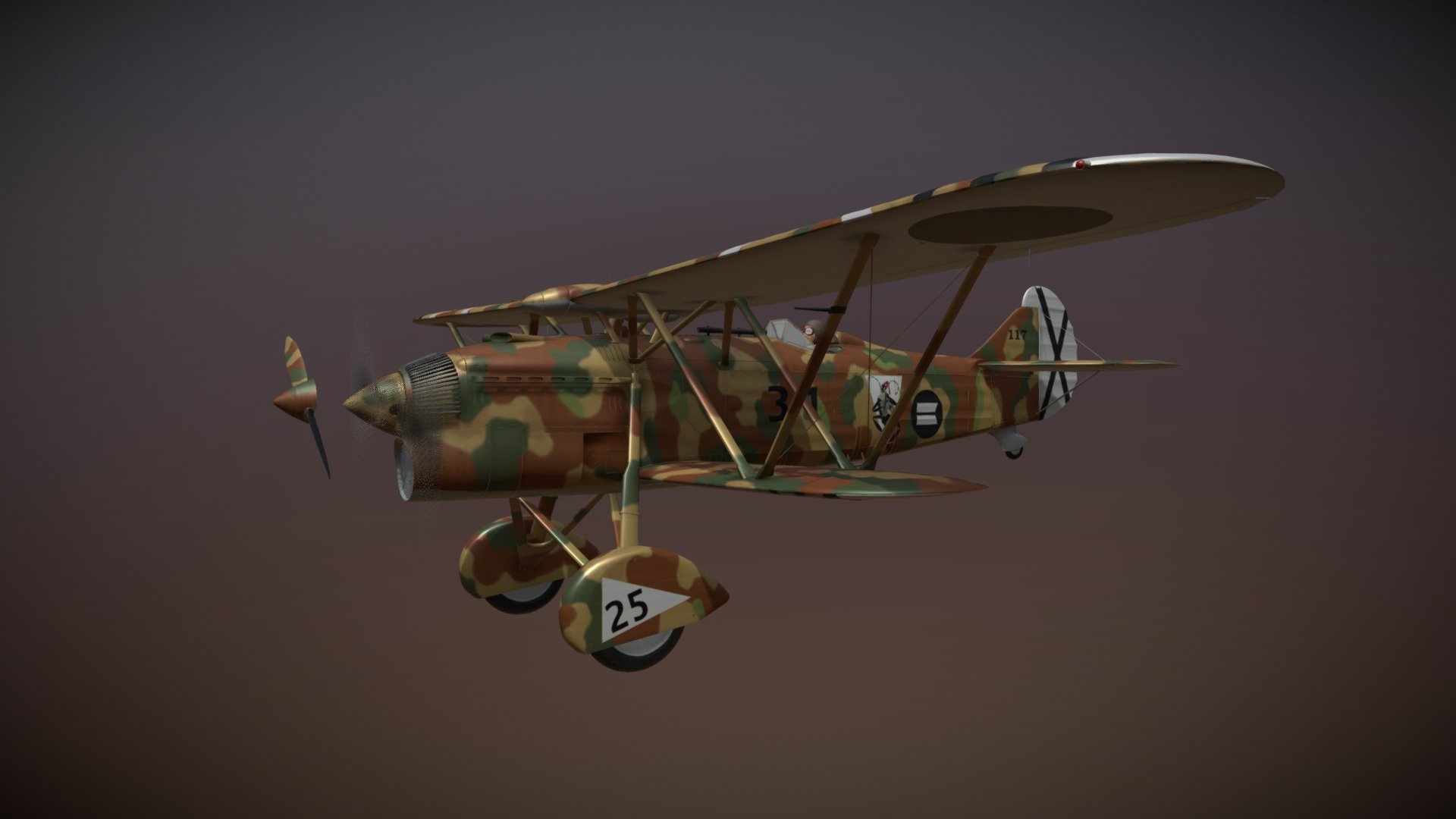 Fiat CR.32 – Italy Air Force – XVI Gruppo