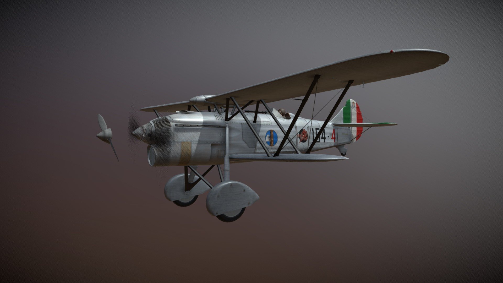 Fiat CR.32 – Italy Airforce – 154 Squadriglia