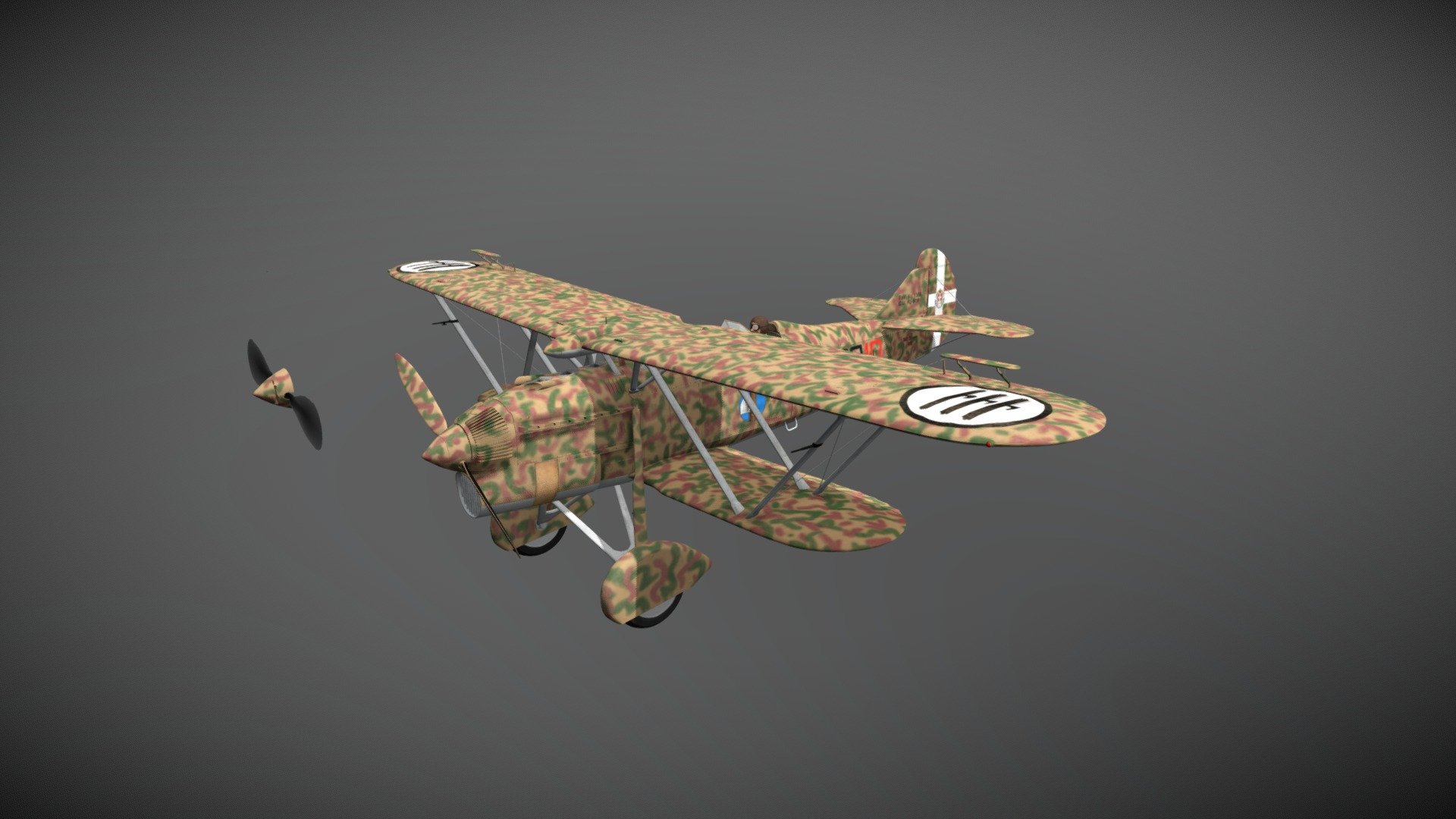 Fiat CR.32 – Italy Airforce – 160 Squadriglia