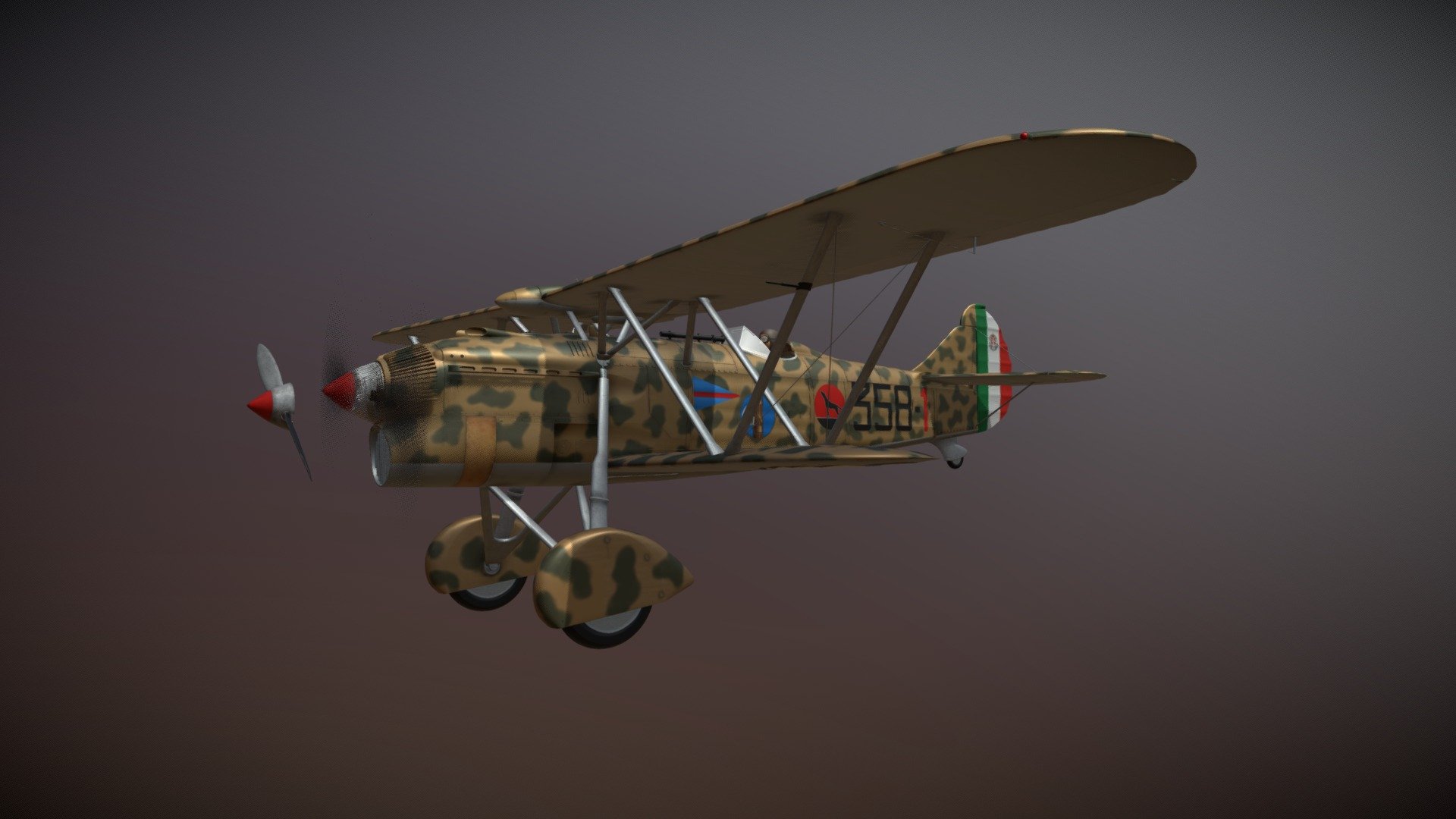 Fiat CR.32 – Italy Airforce – 358 Squadriglia