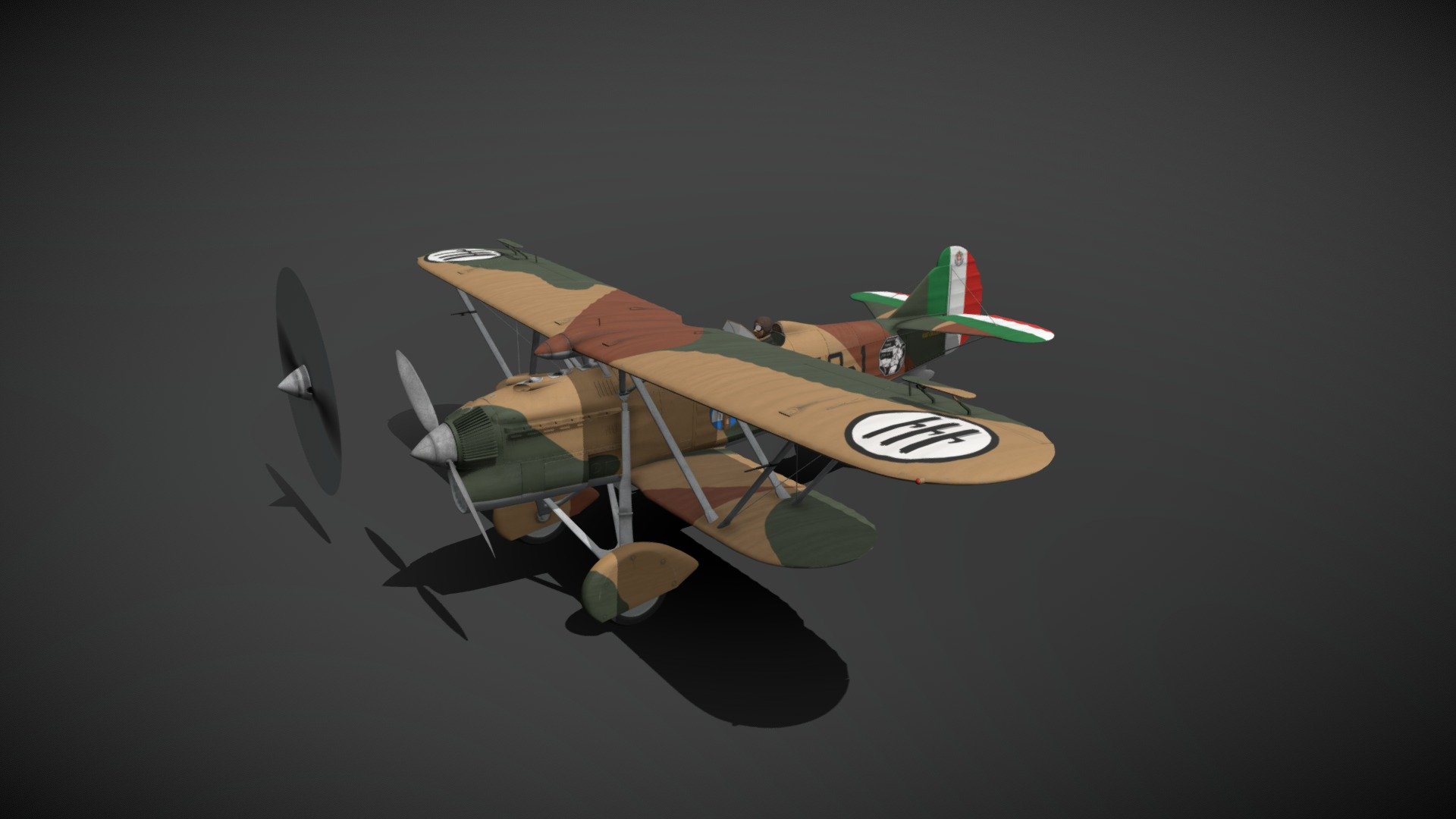 Fiat CR.32 – Italy Airforce – 79 Squadriglia