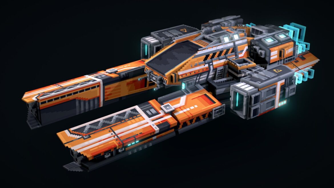 fighter spaceship 3d model