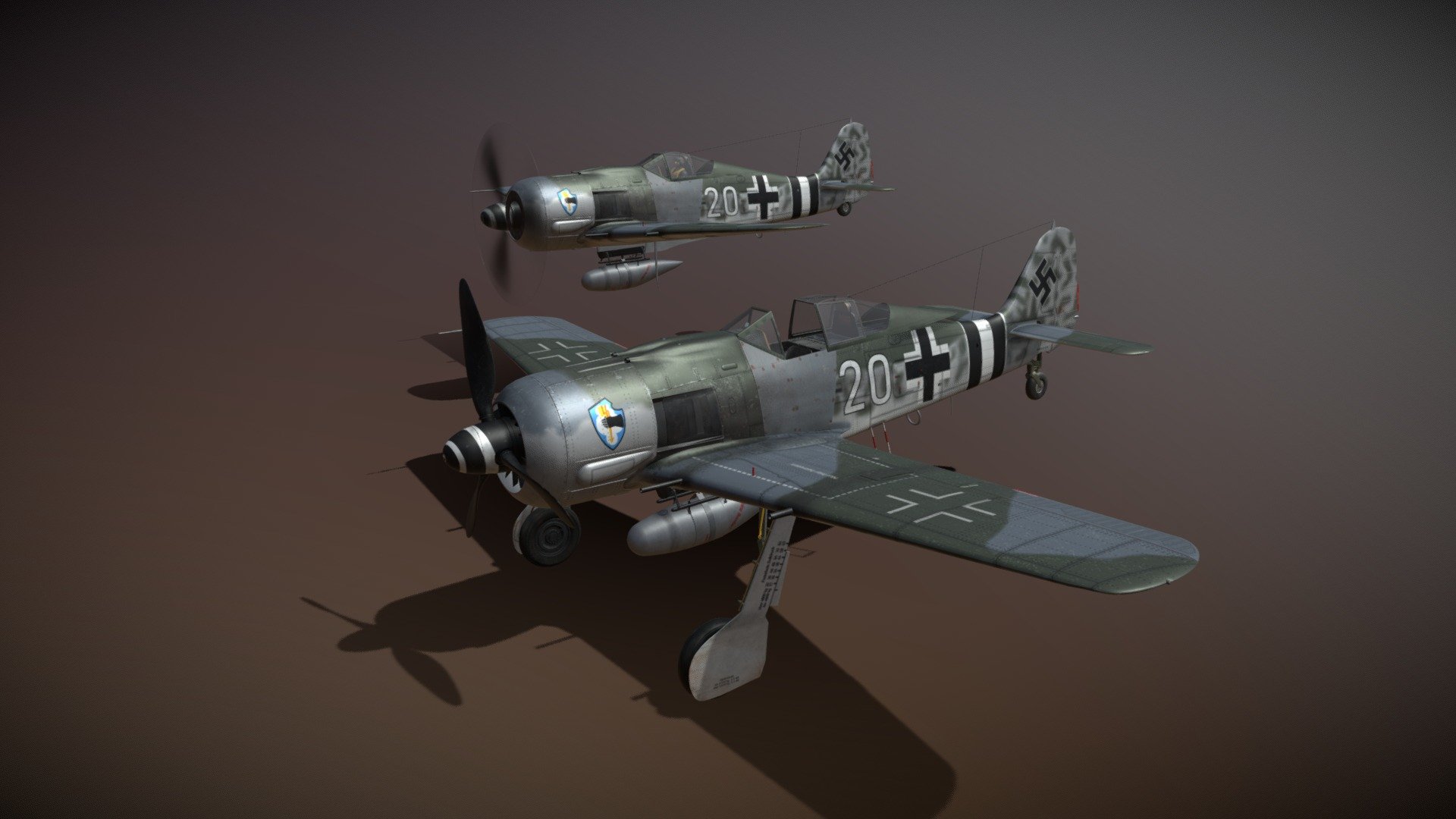 Focke Wulf – FW190 A-7 – White 20