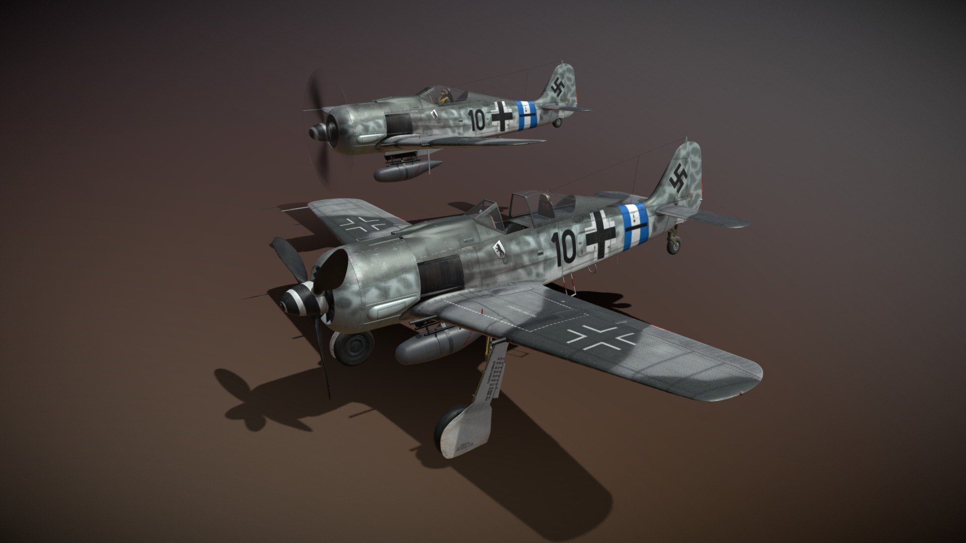 Focke Wulf – FW190 A8 – Black 10