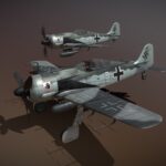 Focke Wulf – FW190 A8 – White 9 – Nightfighter