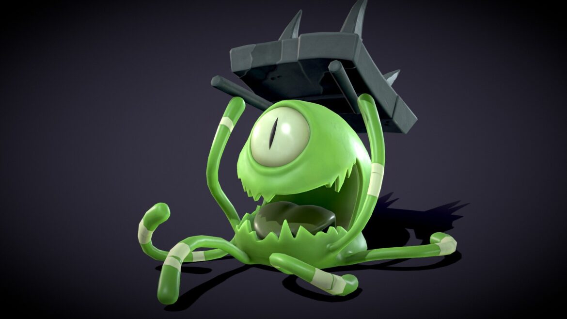 goo character 3d model