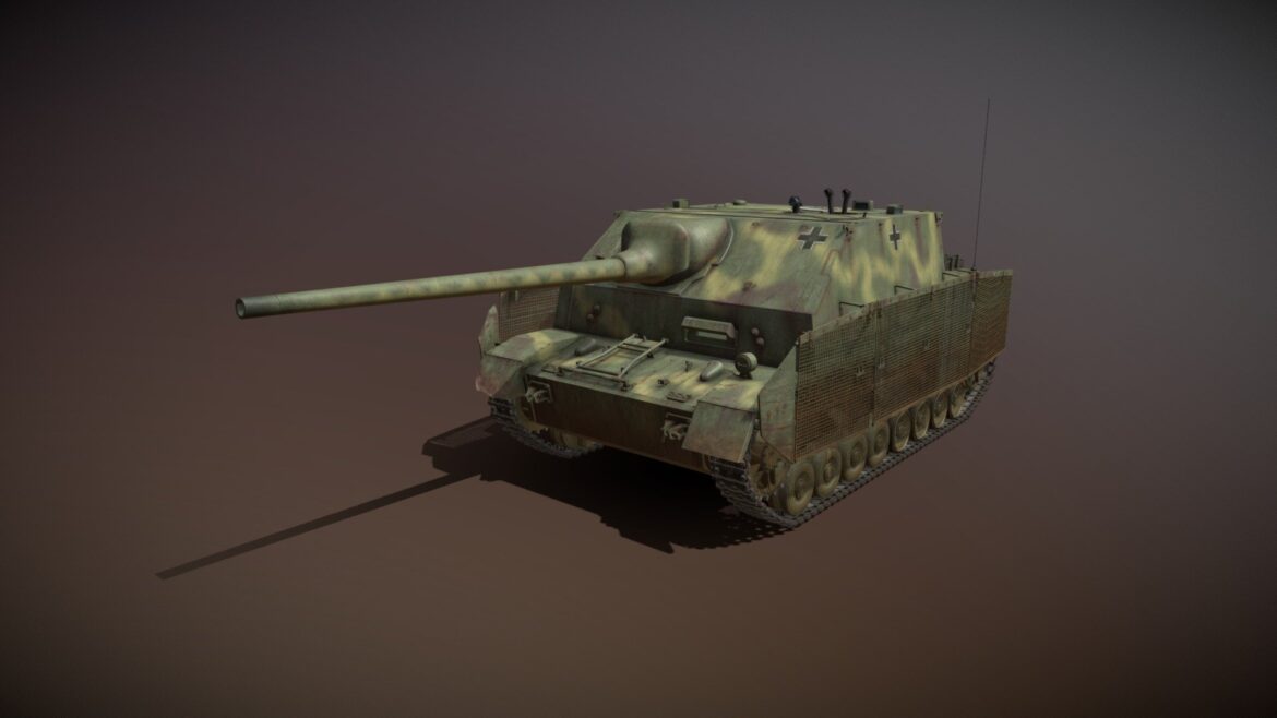 jagdpanzer iv l70 a 3d model