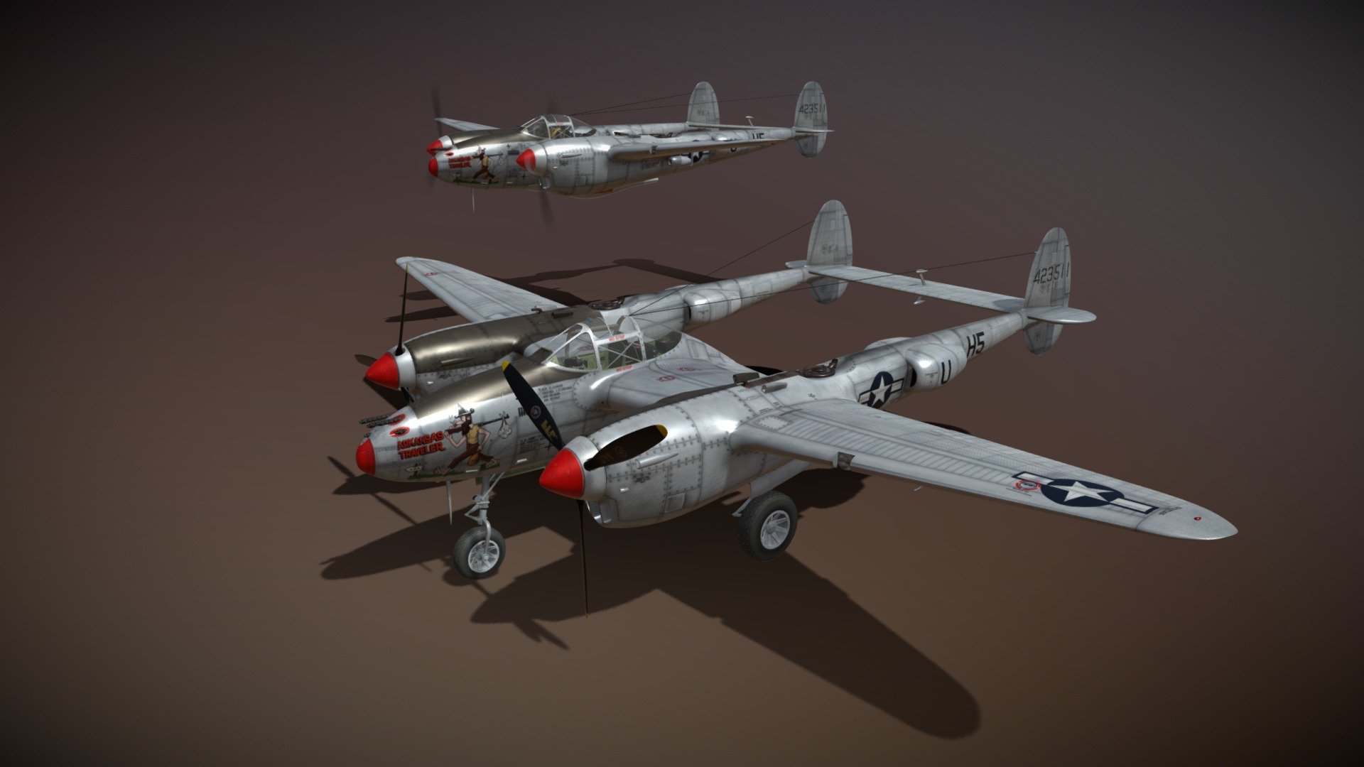 Lockheed P-38 Lightning – Arkansas Traveler