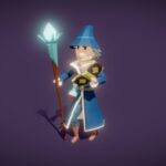 Low Poly Fantasy Wizard
