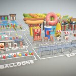 Low Poly Park Constructor