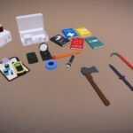 Low Poly Survival Props Pack