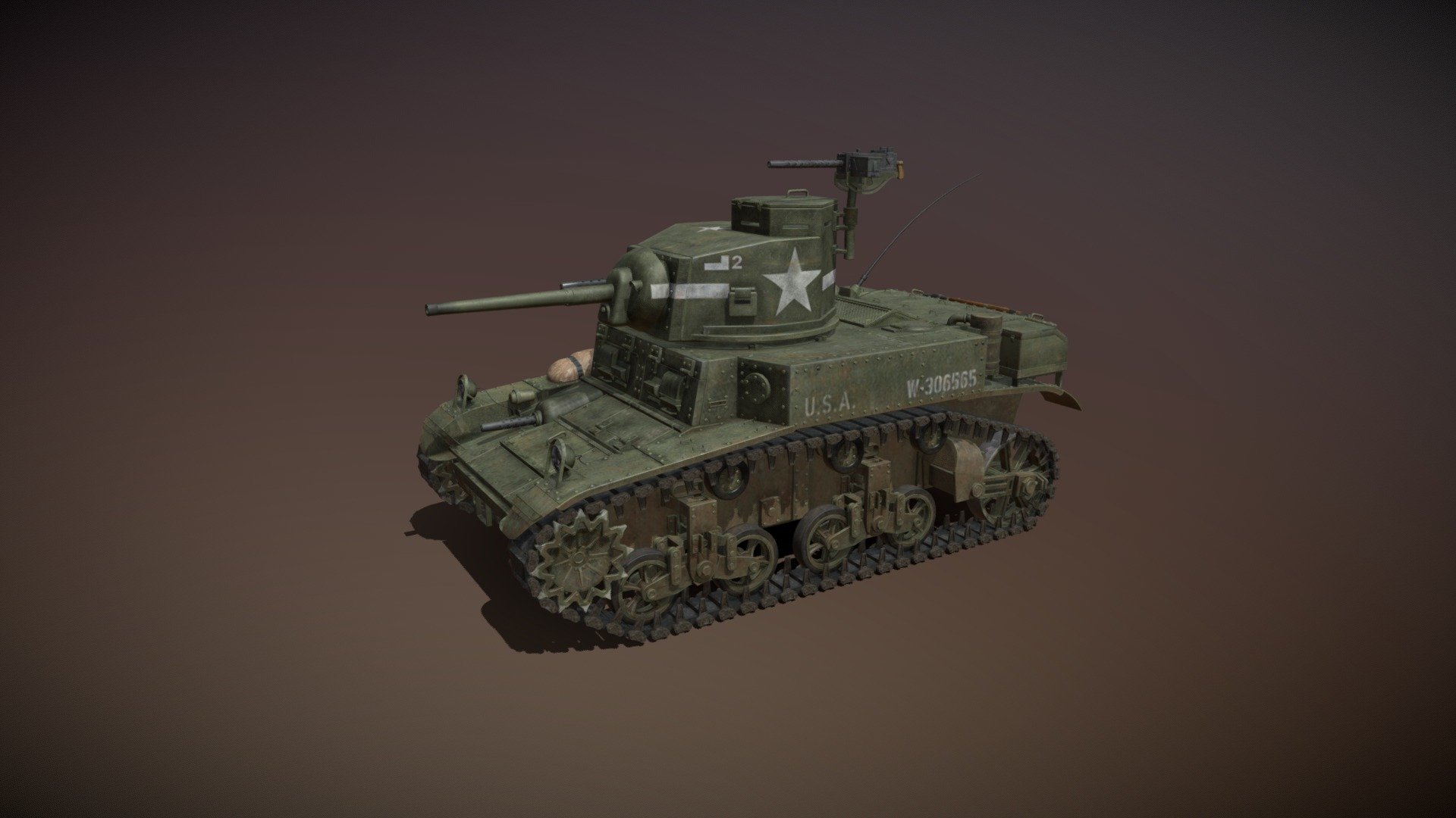 M3 Light Tank Stuart – W306565