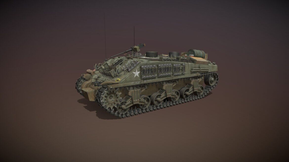 m4 sherman arv mki 3d model