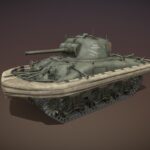 m4a1 sherman duplex drive dorabelle 3d model