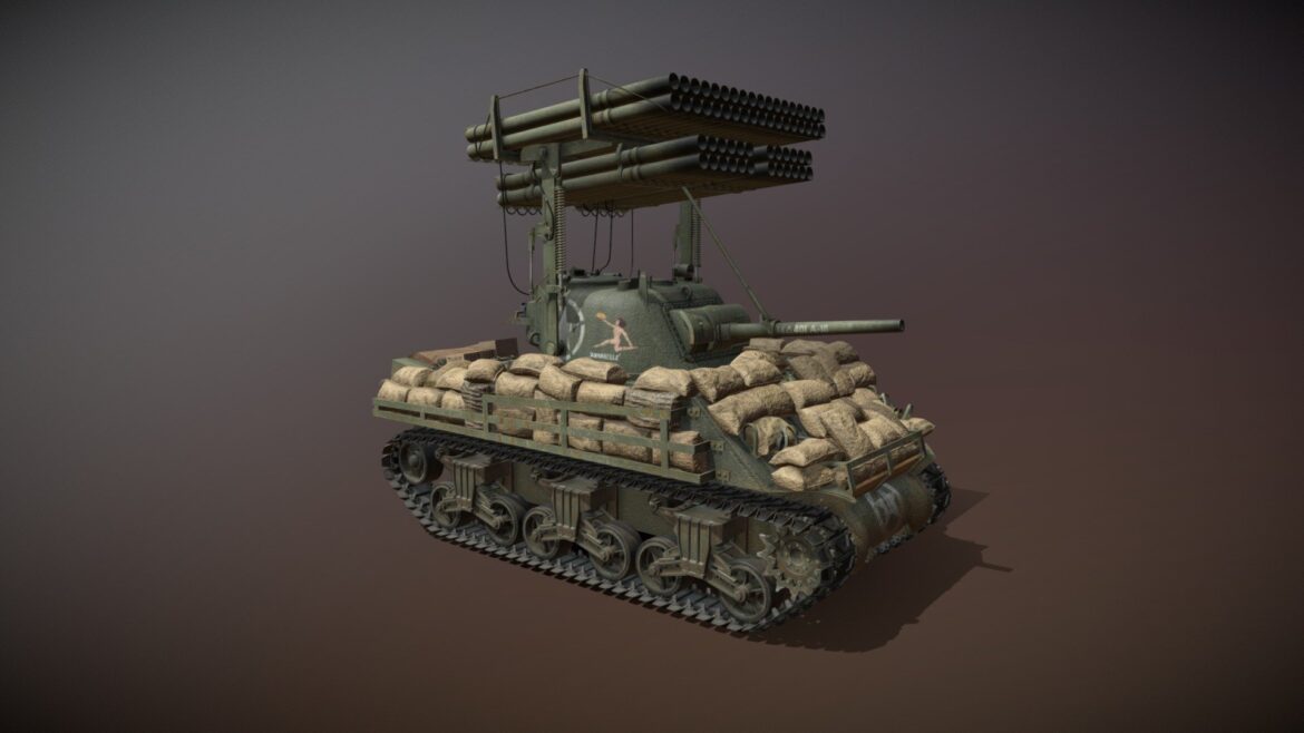 m4a3 calliope annabell 3d model