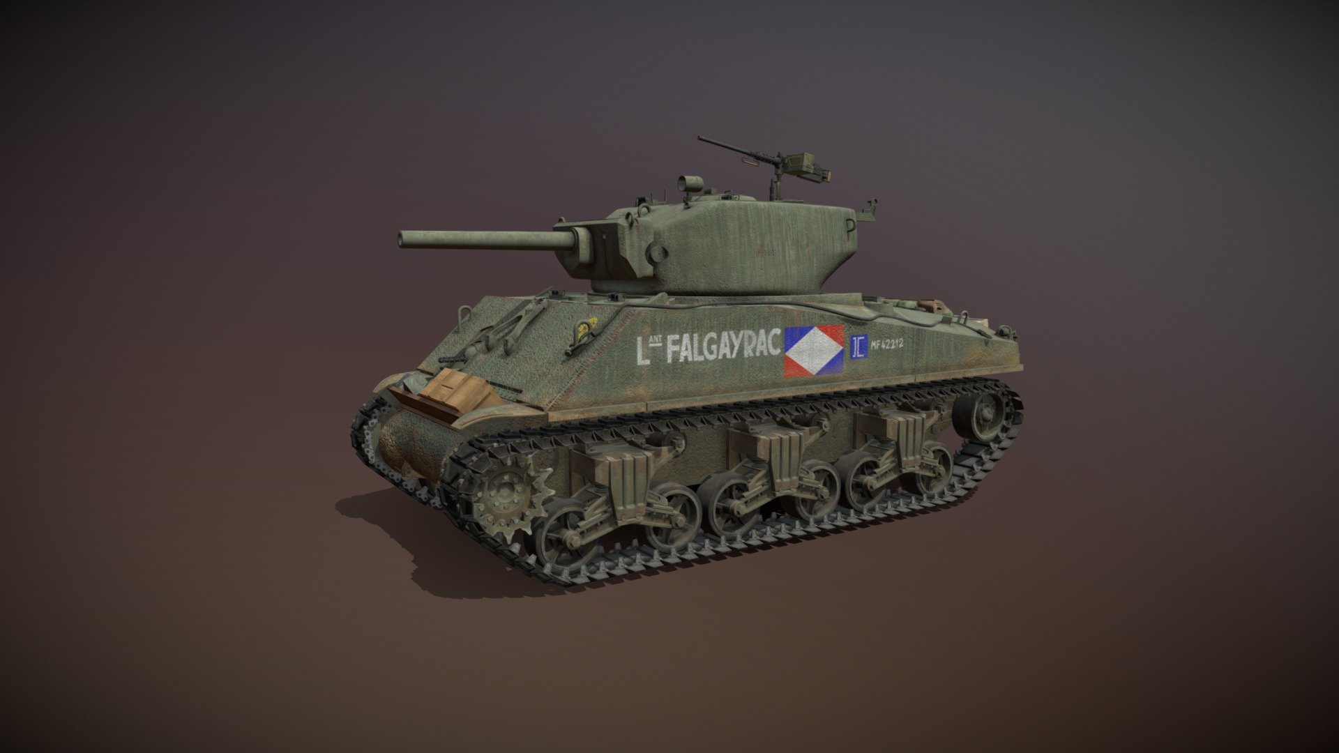 M4A3E2 – Sherman Jumbo – Lt Falgayrac