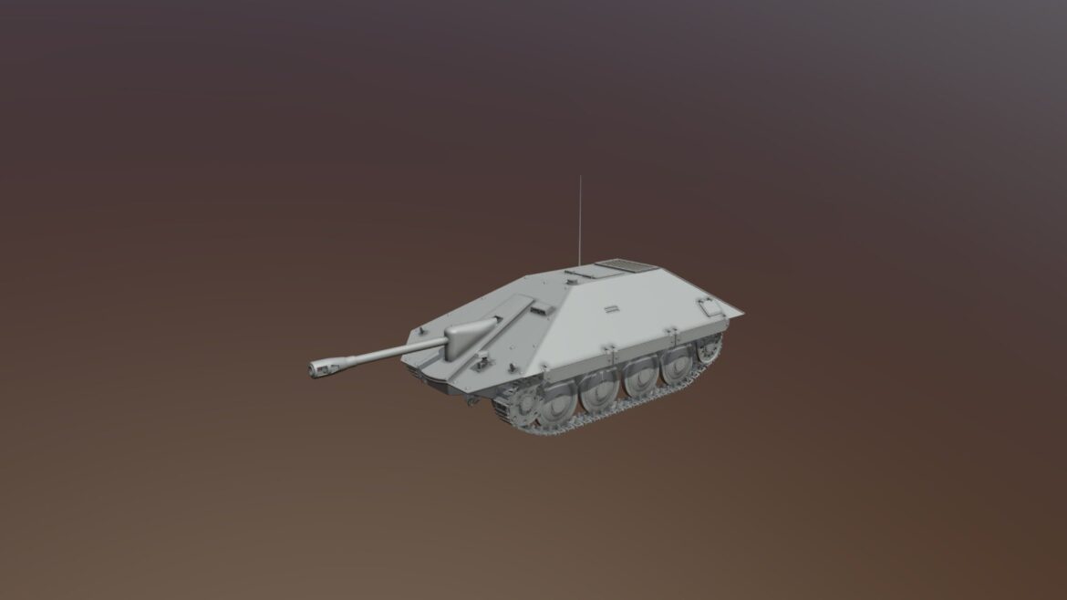 maresal m06 romanian tank destroyer 3d model
