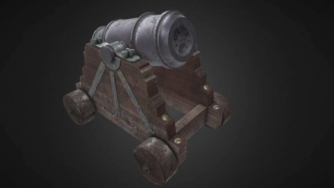 medieval mortar 3d model