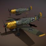 Messerschmitt – BF-109 E – Black 5