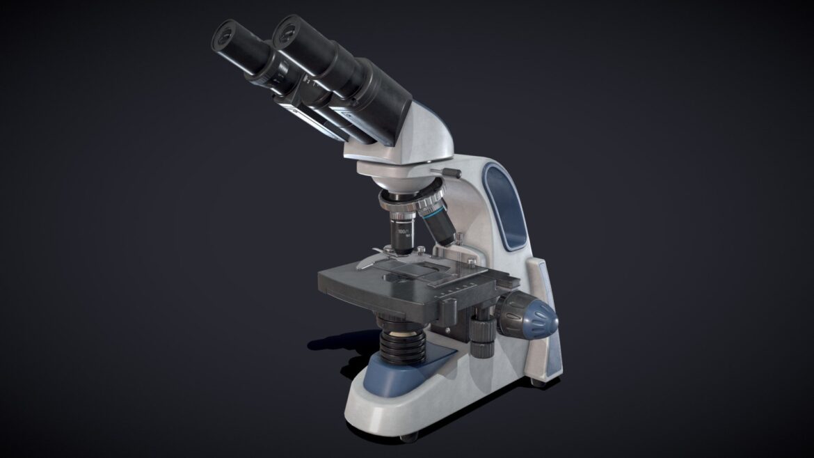 microscope 3d model