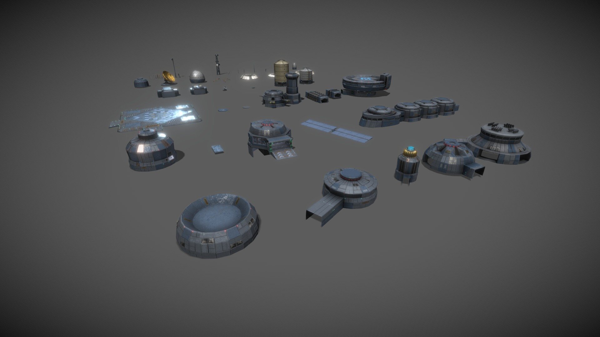 Modular Mars Base Kitbash