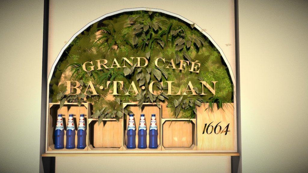 Mur bataclan 1664
