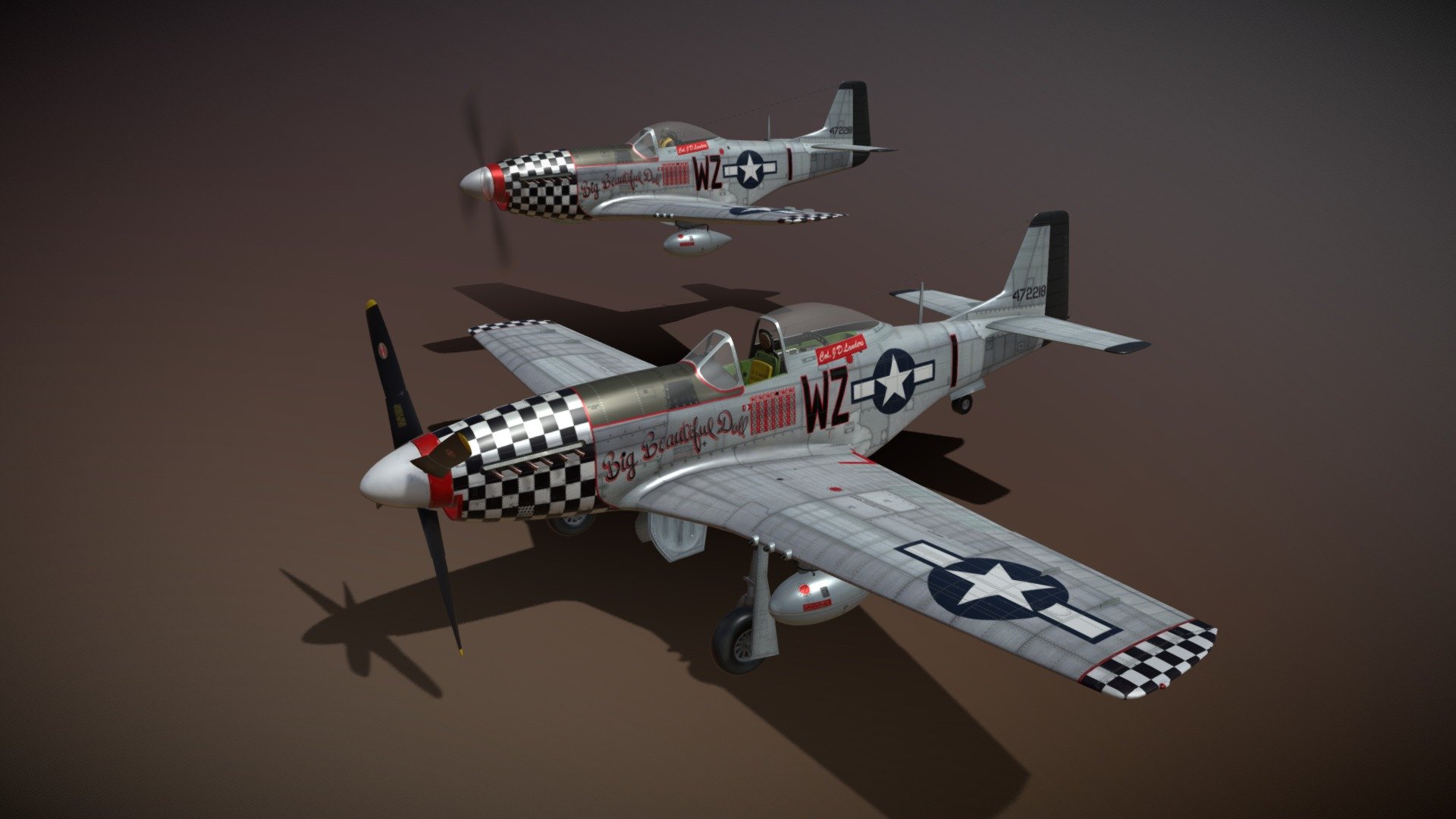 North American P-51D Mustang Big Beautiful Doll