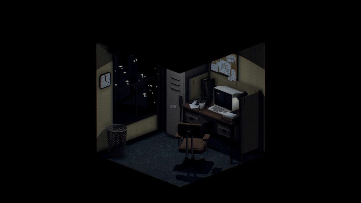 office cubicle 3d model